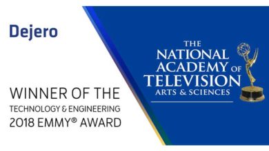 Photo of Emmy Award win completes Dejero’s decade milestone