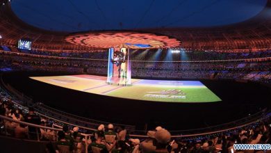 Photo of ZTE showcasing China’s first 5G live sports
