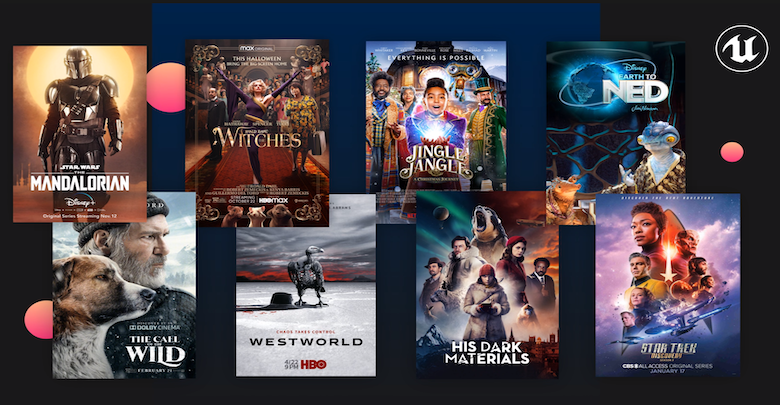 tiled movie posters.