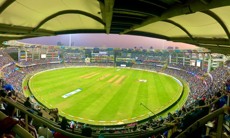 A pre-COVID game at a stadium in Mumbai.