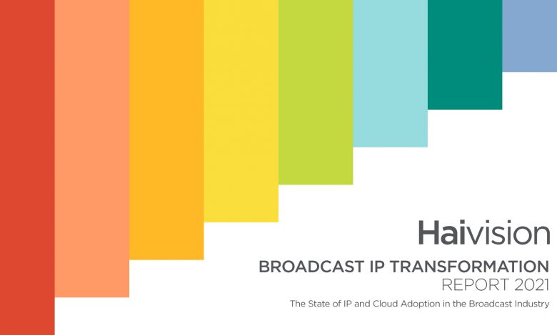 : Cover for Haivision’s second Broadcast IP Transformation Report.