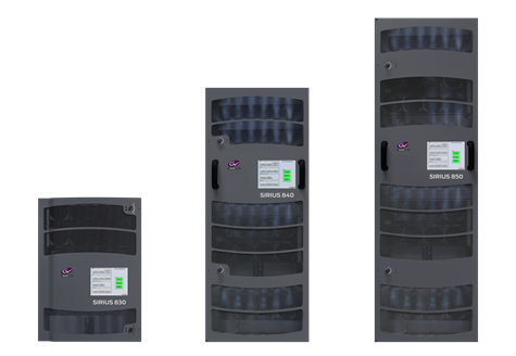 Three models in the Sirius 800 series.