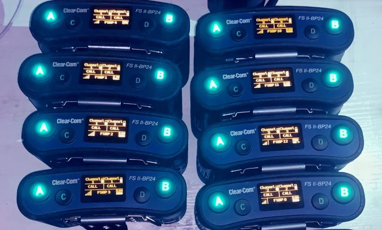 Clear-Com FreeSpeak II intercom systems