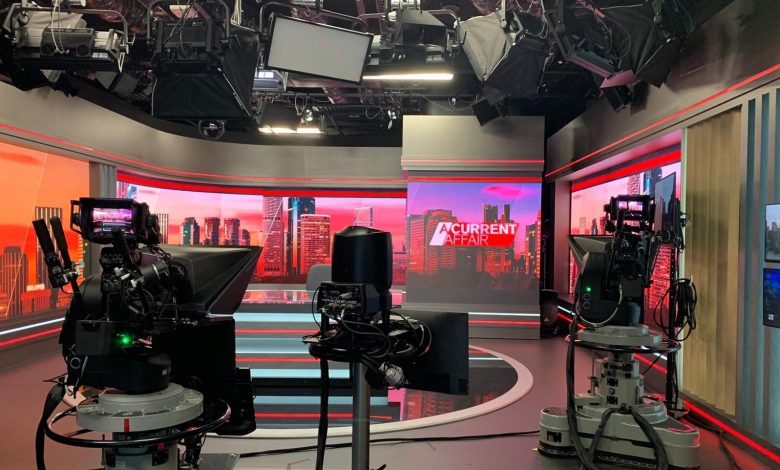 Image of studio with cameras