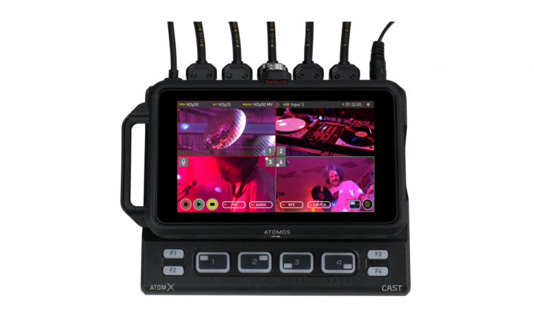 Atomos announces AtomX CAST, a modular companion for the Ninja V or Ninja V+ monitor-recorder.