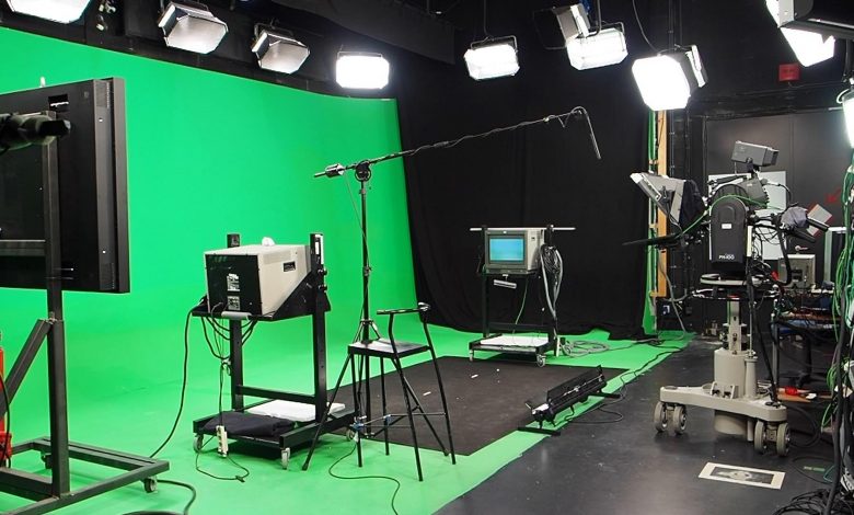 Virtual production studio setup