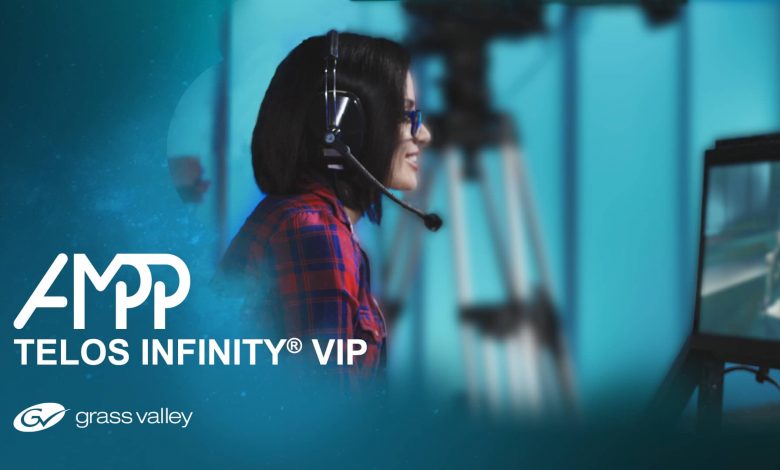 Side profile of woman wearing headset and smiling