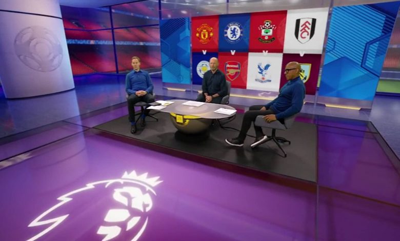 Presenters in a virtual studio