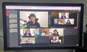 Screenshot of the a zoom event