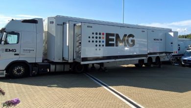 Photo of EMG’s new OB vehicles hit the road with Leader LV7300 rasterisers