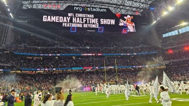 Photo of PWS scores touchdown at NFL Christmas Day Halftime Show