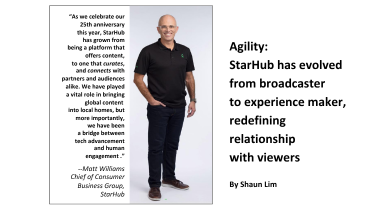 Photo of Agility: StarHub has evolved from broadcaster to experience maker, redefining relationship with viewers