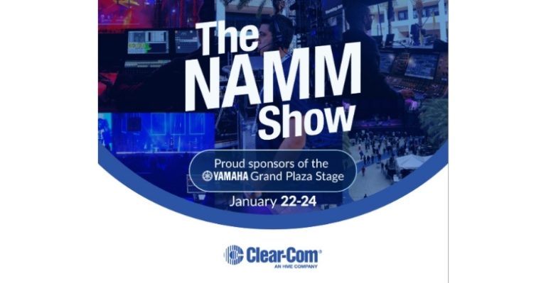 Clear-Com to facilitate 125th NAMM show at Anaheim Convention Centre